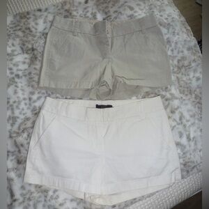 J. Crew Women's Beige and Off-White Cotton short